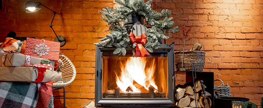 Travis Industries Linear Gas Fireplace Installation in Richmond West, Florida