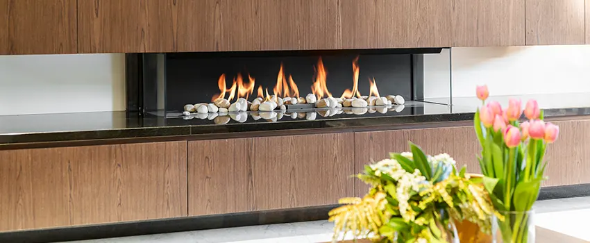 Double-height Fireplace Design Refurbishment in Richmond West, Florida